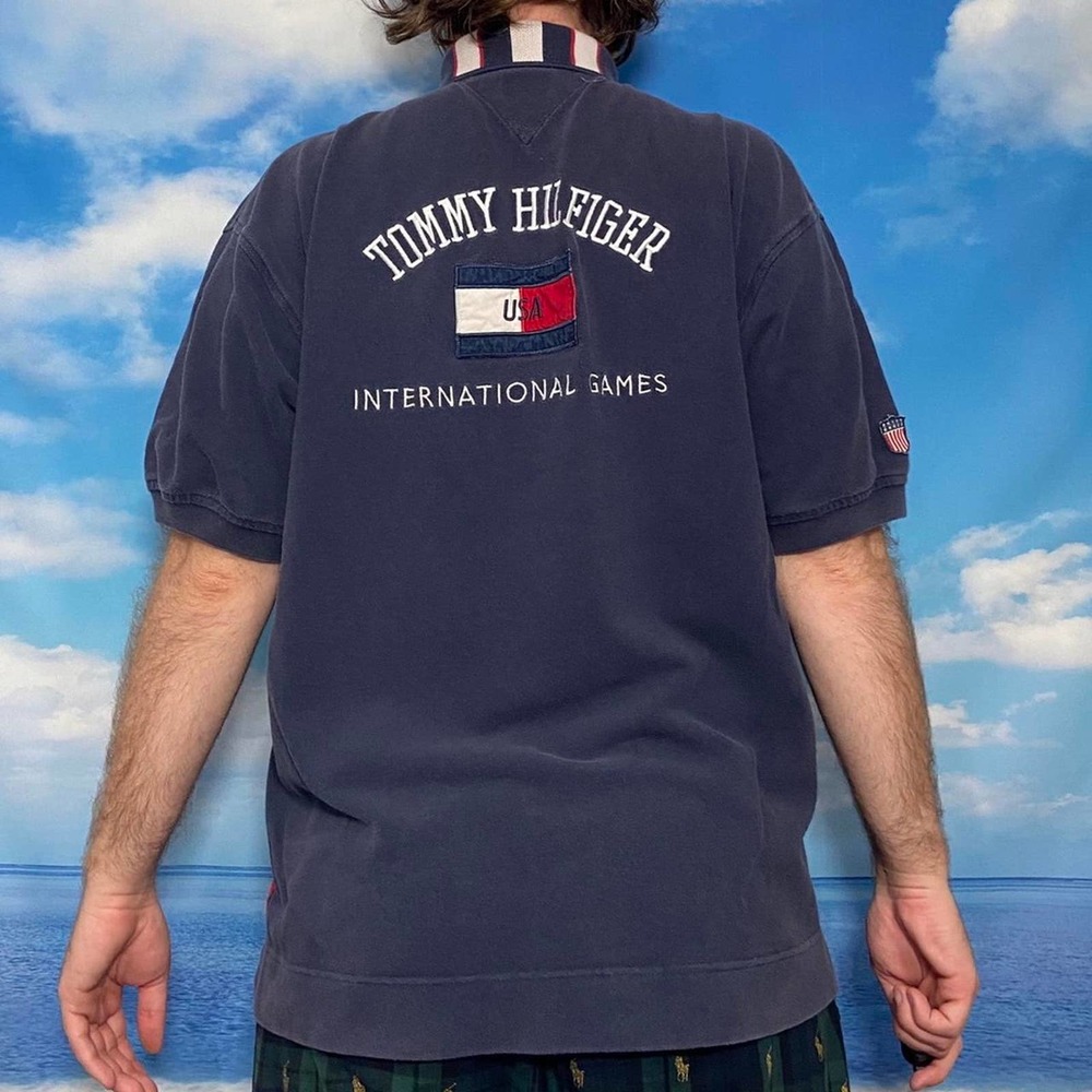 Vintage 90s tommy hilfiger polo shirt